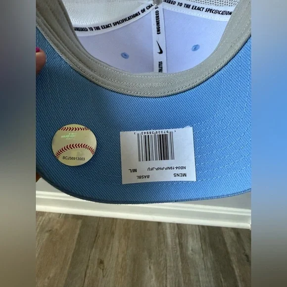New Nike Philly Phillies Baseball Hat Cooperstown Collection Throwback Blue